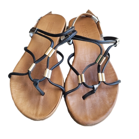 Criss Cross Sling Back Sandals - Picture 1 of 5